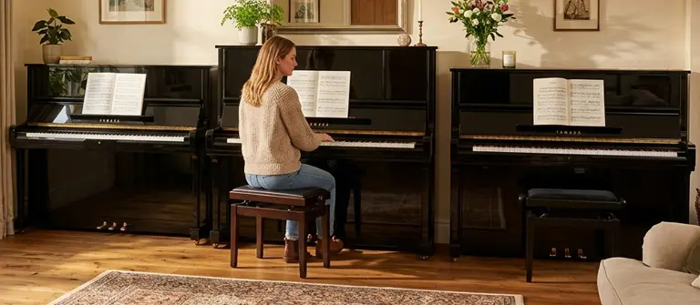 Certified Used Yamaha pianos
